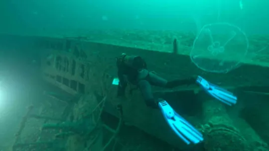 Karadeniz'in 36 metre altında sevinç çığlıkları
