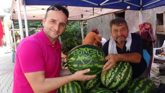Karpuz Festivali'nde en ağır karpuz seçildi