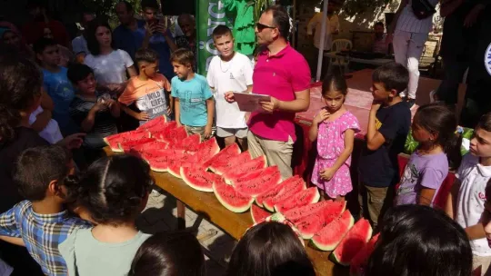 Karpuz Festivali'nde en ağır karpuz seçildi