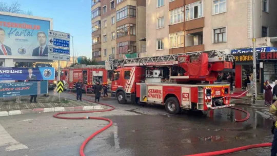 Kartal'da yangın