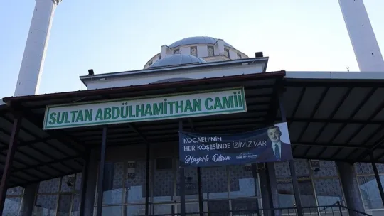 Abdülhamit Han Camii'ne estetik görünüm