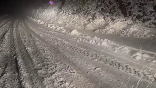 Kartepe'de kar yağışı etkili oluyor