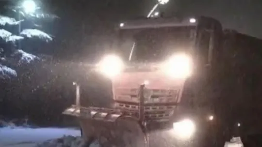Kartepe'de kar yağışı etkili oluyor