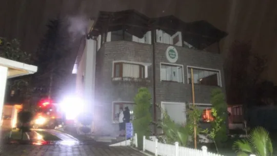 Kartepe'de korkutan yangın!