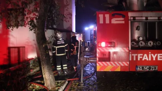 Kartepe'de korkutan yangın!