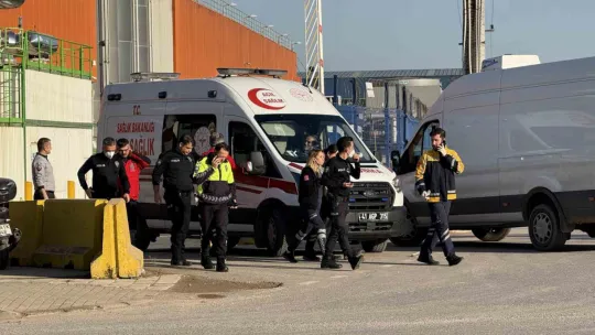 Kartepe'deki fabrikada 2 işçi hastanelik oldu