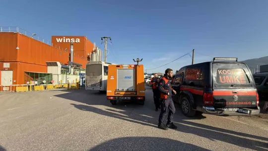 Kartepe'deki fabrikada 2 işçi hastanelik oldu