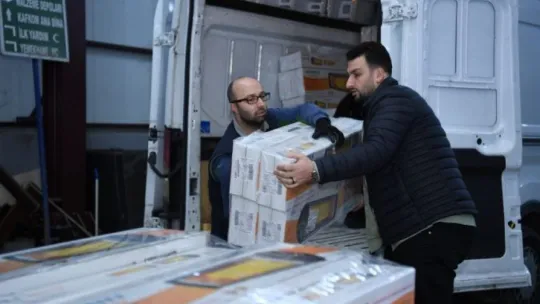 Kartepe'den Elazığ'a ısıtan yardım