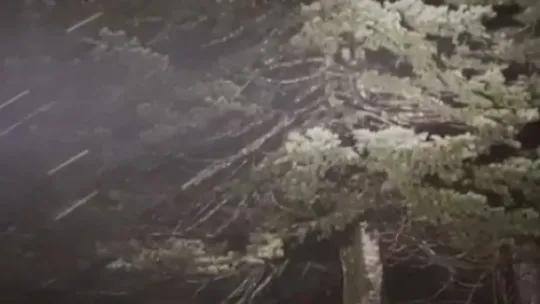 Kartepe'ye mevsimin ilk karı düştü