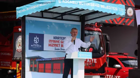Kartepe'ye yeni itfaiye binası kazandırıldı