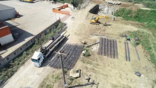 Kartepe'de 2 mahalle 4 şeritli modern köprü birbirine bağlayacak