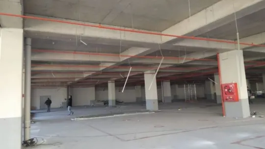 Katlı otoparkta iş mahkemeleri için çalışmalar başladı!