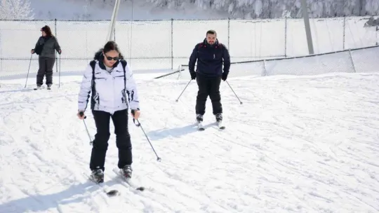 Kartepe'de karın tadını doyasıya çıkardılar