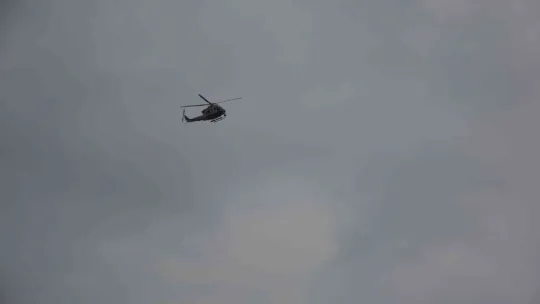 Kaybolan vatandaşı arama çalışmaları helikopter desteğiyle sürüyor