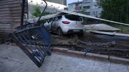 Kocaeli'de korkutan kaza: 2 yaralı