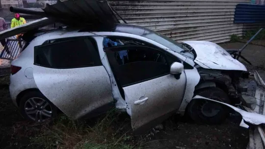 Kocaeli'de korkutan kaza: 2 yaralı