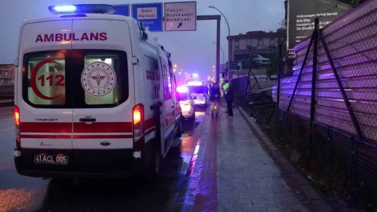 Kocaeli'de korkutan kaza: 2 yaralı