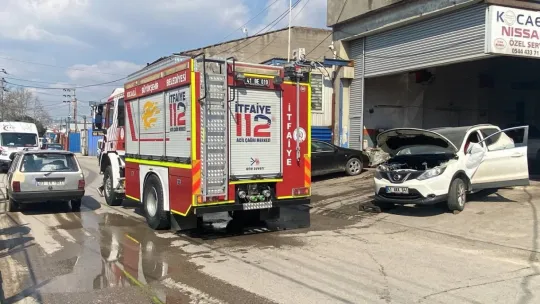 Kaynak kıvılcımı yangına sebep oldu: 4 yaralı