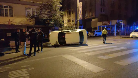 Kaza ihbarına geldiler, araç dışında kimseyi bulamadılar
