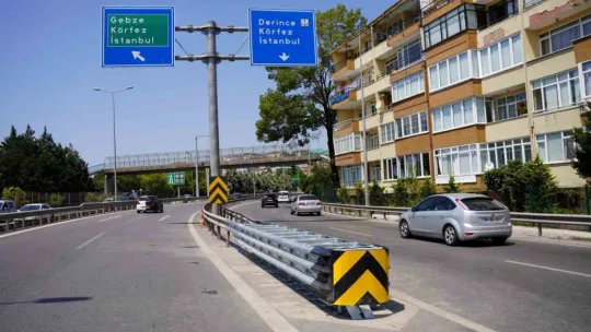 Kaza riskinin yüksek olduğu 3 bölgeye çarpışma yastıkları monte edildi