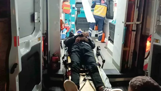 Kaza yapan kardeşinin yanına giderken kaza yaptı