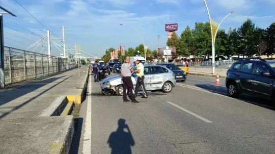 Karşı yönden gelen araca çarptı: 1 yaralı