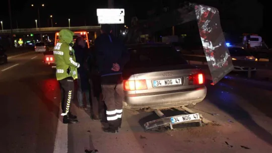 Bu kazadan burnu bile kanamadan kurtuldu