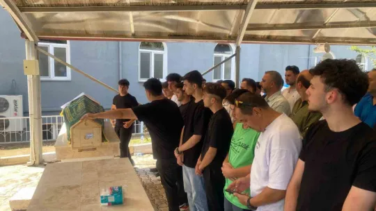 Kazada hayatını kaybeden genç defnedildi