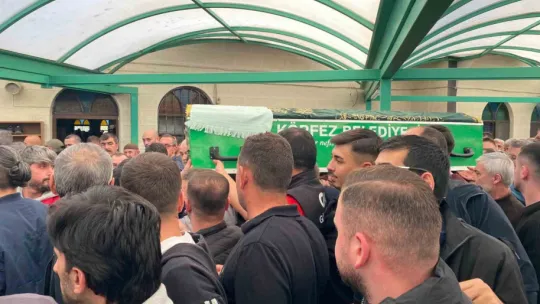 Kazada hayatını kaybeden genç, memleketinde son yolculuğuna uğurlandı