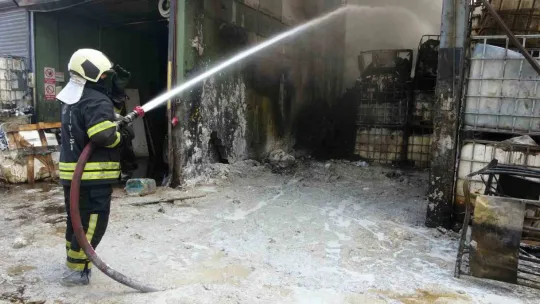 Kimyasal atık malzemelerini soğutma çalışmaları devam ediyor
