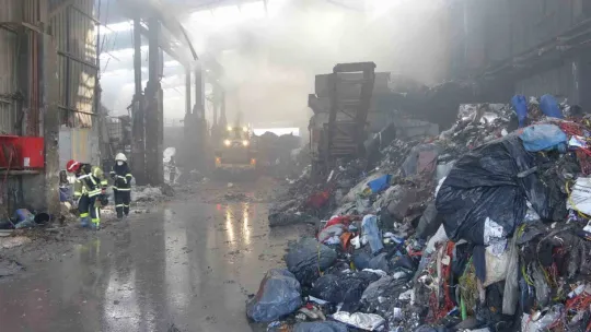 Kimyasal atık malzemelerini soğutma çalışmaları devam ediyor