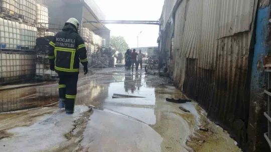 Kimyasal atık malzemelerini soğutma çalışmaları devam ediyor