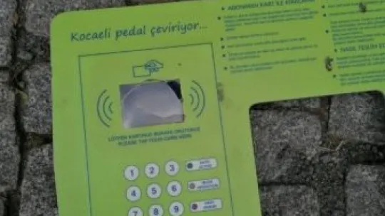Kiralık bisikletlere zarar verdiler!