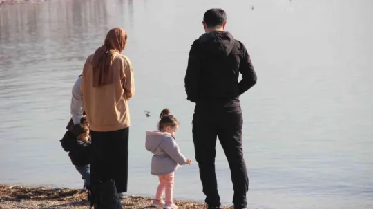 Kış günü 20 derece hava, şaşkına çevirdi