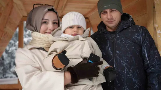 Kış turizminin gözdesi Kartepe'de kar sevinci