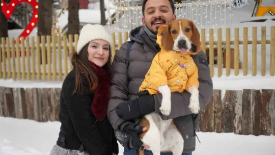 Kış turizminin gözdesi Kartepe'de kar sevinci