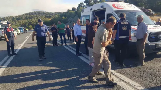Kızının kullandığı traktörde can verdi