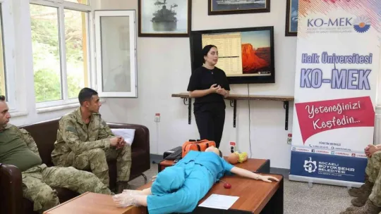 KO-MEK'ten jandarmaya ilk yardım eğitimi
