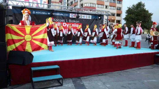 Kocaeli 1. Balkan Halk Oyunları Festivali başladı