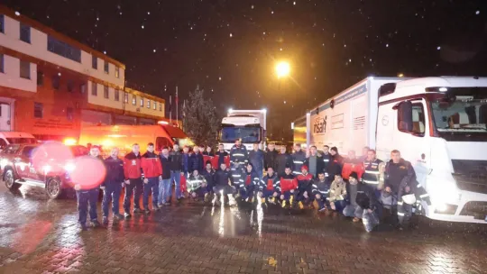 Kocaeli Büyükşehir afet bölgesinde