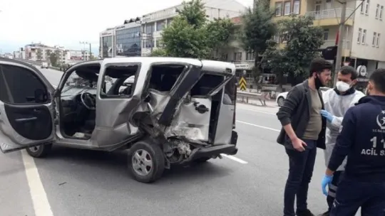 Kocaeli'de 'hatalı sollama' kazası!