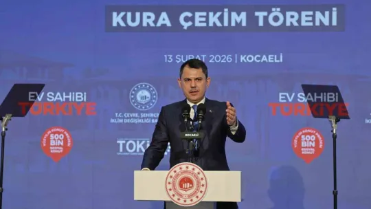 Kocaeli'de 10 bin 340 sosyal konutun kura çekimi yapıldı