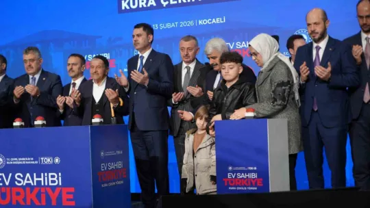 Kocaeli'de 10 bin 340 sosyal konutun kura çekimi yapıldı