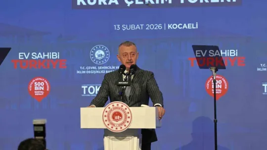 Kocaeli'de 10 bin 340 sosyal konutun kura çekimi yapıldı
