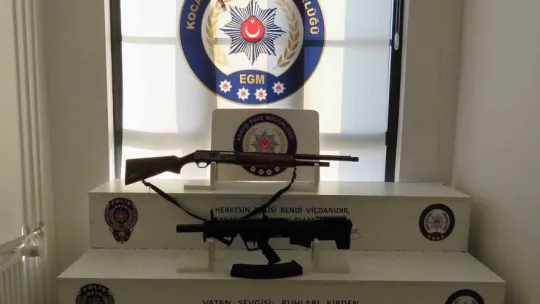 Kocaeli'de 24 silah ele geçirildi