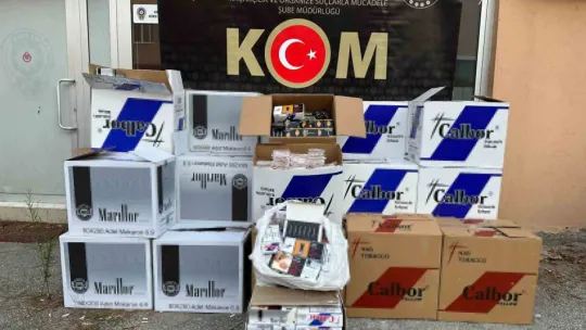 Kocaeli'de 340 bin dal makaron ele geçirildi