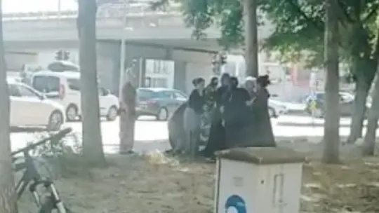 Kocaeli'de 7 dilenci kadın birbirine girdi