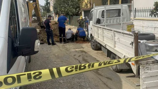 Kocaeli'de doğal gaz borusu delindi
