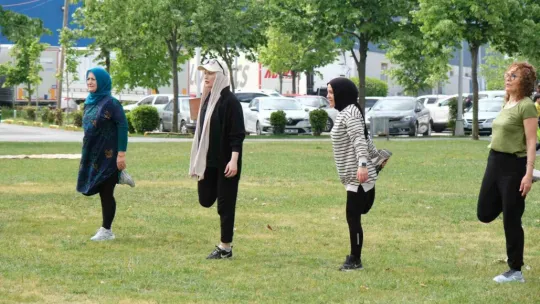 Kocaeli'de anneler ve çocukları gün boyunca eğlenceye doydu