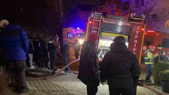 Kocaeli'de bungalovda çıkan yangın paniğe neden oldu